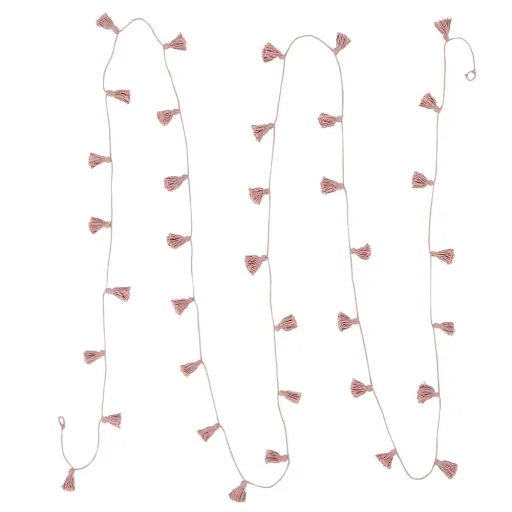 Lorena Canals slinger kwastjes vintage roze