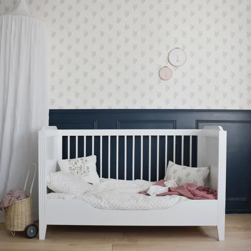 Maison Charlotte cabrio babybed Opera 70 x 140 cm wit