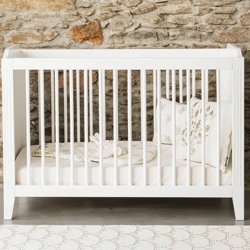Maison Charlotte cabrio babybed Opera 70 x 140 cm wit