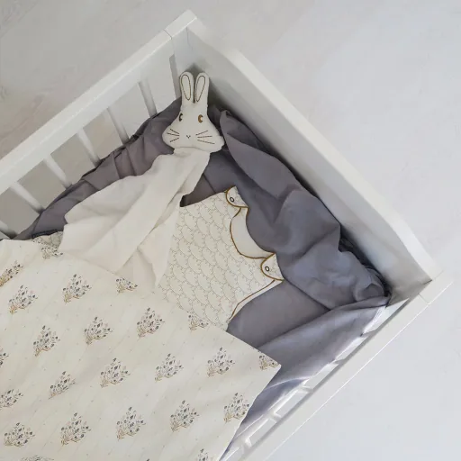 Maison Charlotte cabrio babybed Opera 70 x 140 cm wit