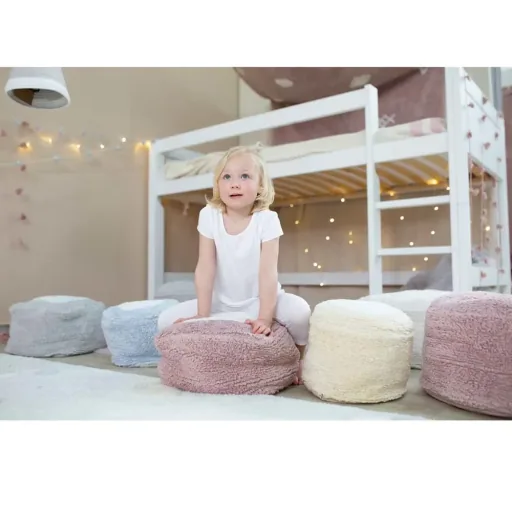 Lorena Canals zitkussen "Chill" vintage roze