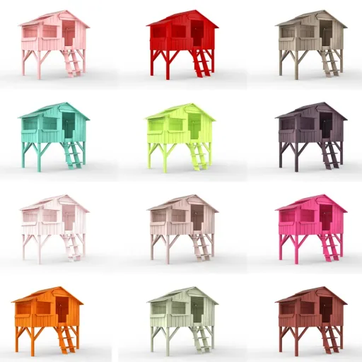 Mathy by Bols hoogslaper boomhut gekleurd