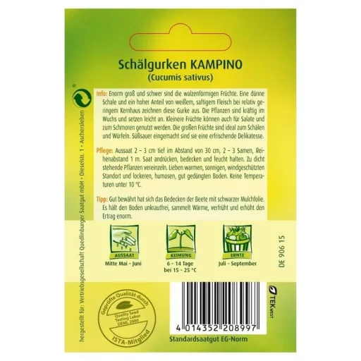Kampino Schälgurke Zaden - Tuinzaden voor Augurken