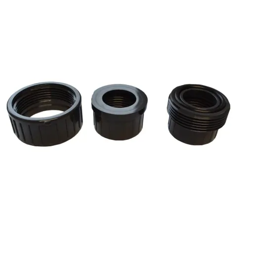 PVC-U Verschraubung 1 1/2 inch IG x IG - Buiskoppeling