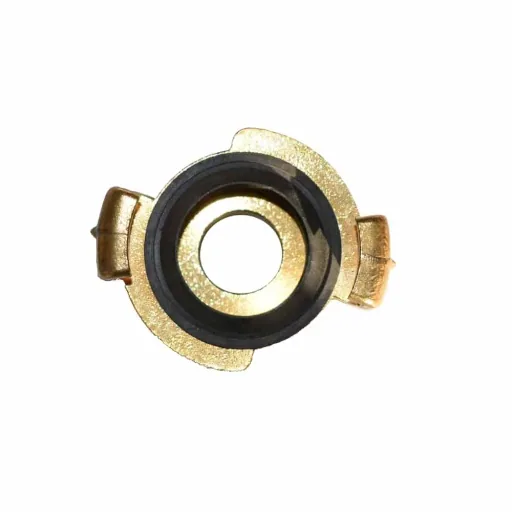Messing Saugkoppeling 1/2 inch met Contramoer