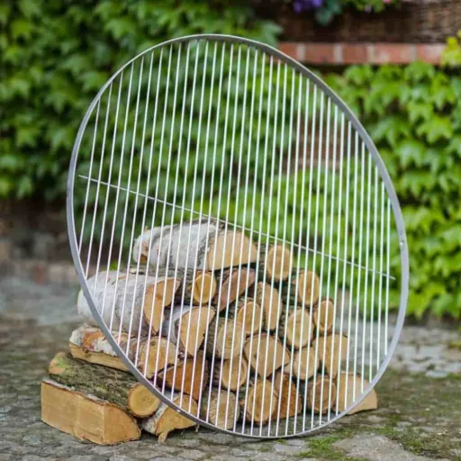 RVS Grillrooster 80 cm - Ronde Barbecuerooster voor Driepoot Grill