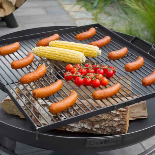 VIKING Vuurschaal 80 cm - Stalen Tuinhaard & Grill