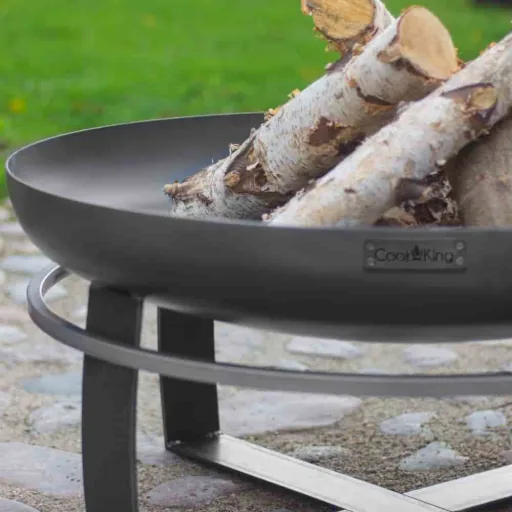 VIKING Vuurschaal 80 cm - Stalen Tuinhaard & Grill