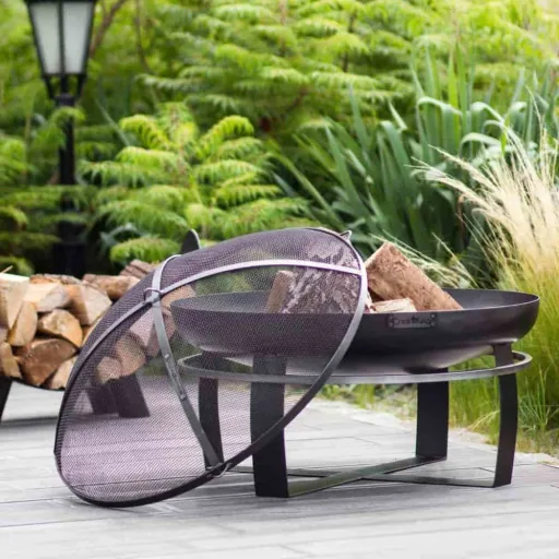 VIKING Vuurschaal 80 cm - Stalen Tuinhaard & Grill