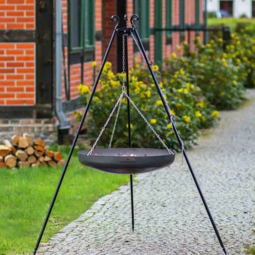 Wok - Pan uit Natuurstaal 60 cm