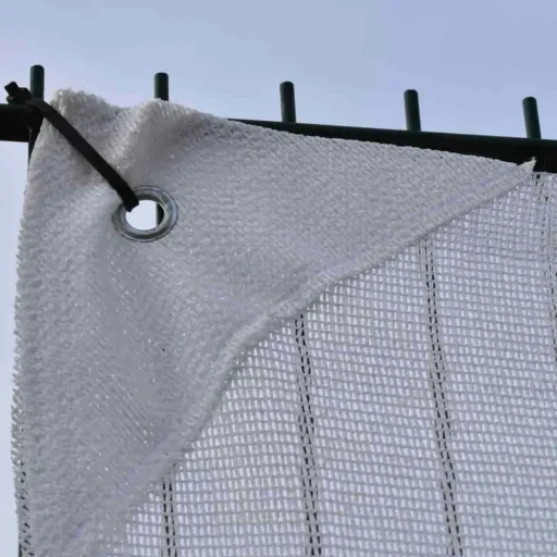 Wit Bouwhekdoek 1,80m x 3,45m - Bouwplaats Afscherming