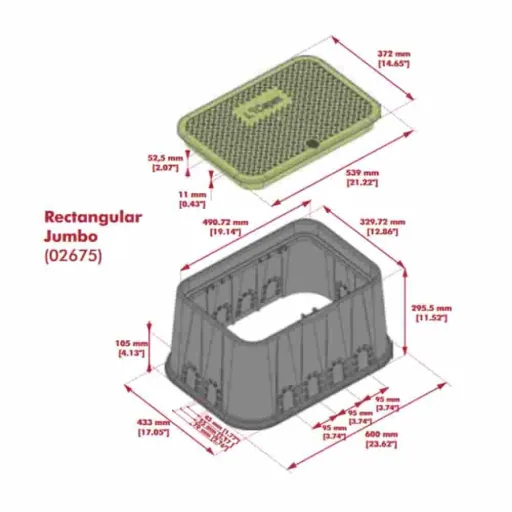 Valve shaft square Jumbo