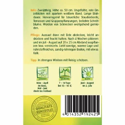 Bartnelken Zaden: Tweejarige Rode & Witte Tuinanjers