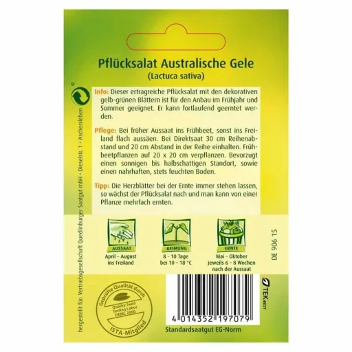 Pluksla 'Australische Gele' Zaden voor een Rijke Oogst