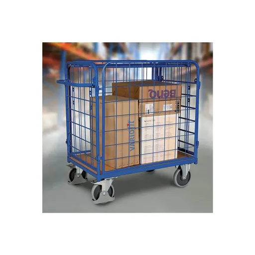 Pakket-Vierwandwagen laag Type L + EasySTOP