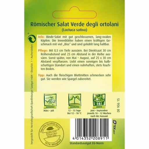 Romeinse sla, Verde degli ortolani