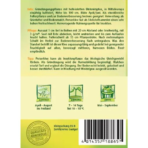 Perserklee 75g - Groenbemesting voor een gezonde bodem