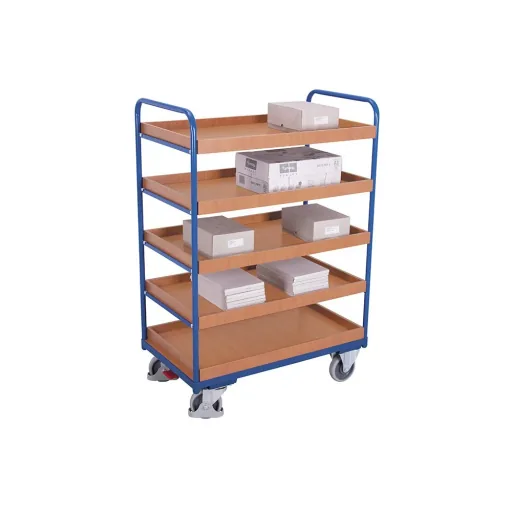 Etagenwagen met 5 Tableaus, 250 kg Laadvermogen