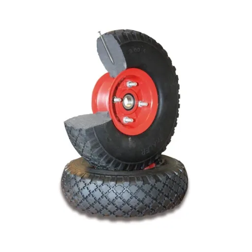 Aluminium Steekwagen - 200 kg - Lekvrije Banden