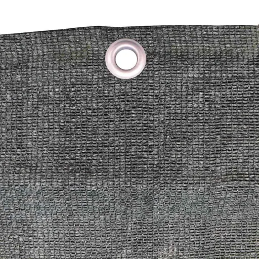 Groene Bouwhekdoek 2x12m - Privacy Scherm met Ogen