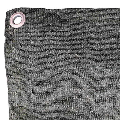 Groene Bouwhekdoek 2x12m - Privacy Scherm met Ogen