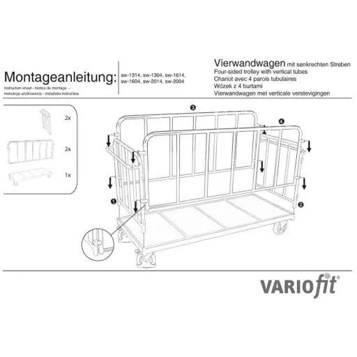 Stut Vierwandwagen 500 kg Type M (TG)