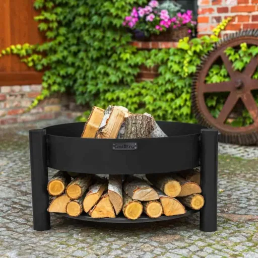 Vuurschaal Tuin 60 cm - Handgemaakte Vuurplaats van Natuurstaal