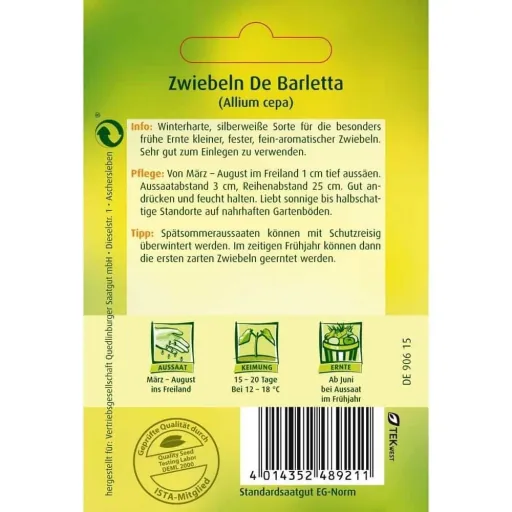 De Barletta Zwiebeln Kaufen: Winterhart & Silberweiß