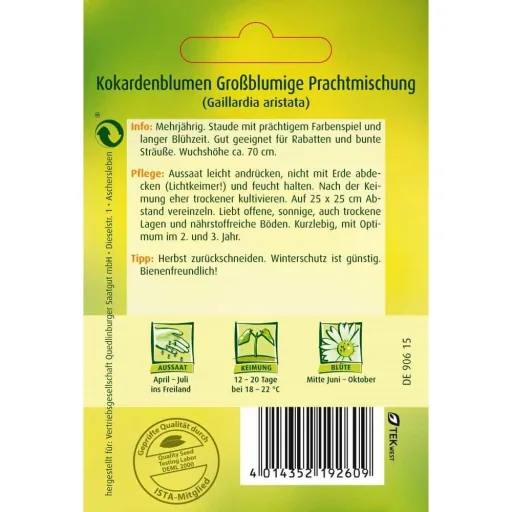 Kokardenbloem Zaden Kopen: Prachtmischung voor een Kleurrijke Tuin