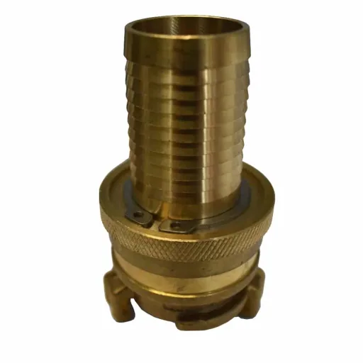 Messing Snelkoppeling met Kontermutter 1 1/4"