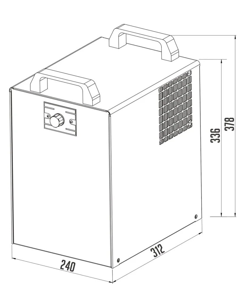 Waterdispenser, bruiswater machine, sodamaker, carbonator - Soda Pygmy 25, Green Line
