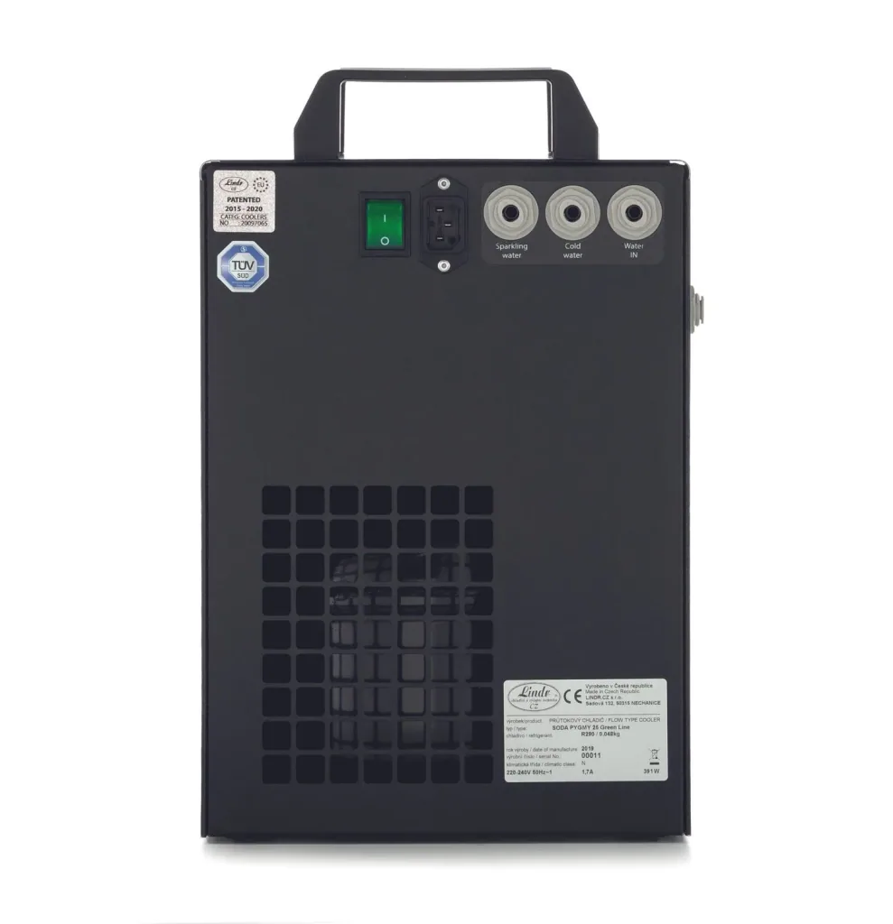 Waterdispenser, bruiswater machine, sodamaker, carbonator - Soda Pygmy 25, Green Line