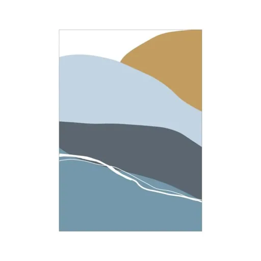 Little Dutch Poster - Horizon, A3, blauw