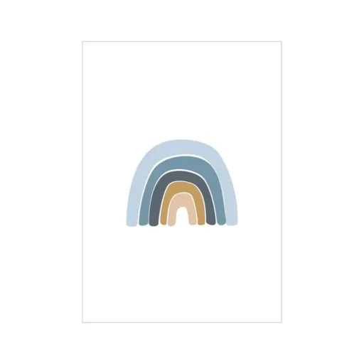 Little Dutch Poster - Horizon, A3, blauw
