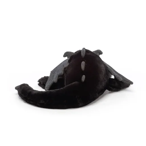 Jellycat Knuffel - Onyx Dragon, Maat: Medium - H12 X B50 CM