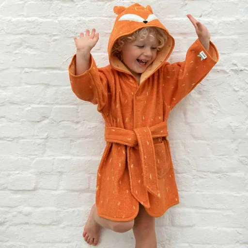 Trixie badjas vos Mr. Fox, Oud: 3 - 4 jaar