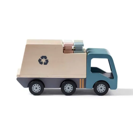 Kids Concept speelgoed vuilniswagen hout