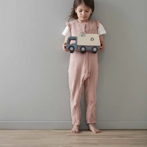 Kids Concept speelgoed vuilniswagen hout
