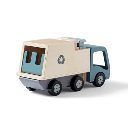 Kids Concept speelgoed vuilniswagen hout