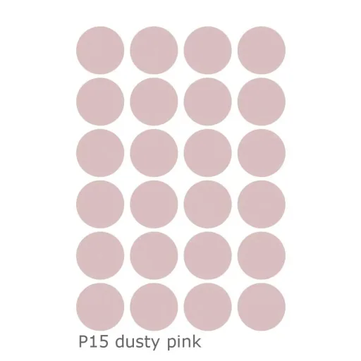 Lilipinso muursticker basics reuze stippen, Kleur: zwart