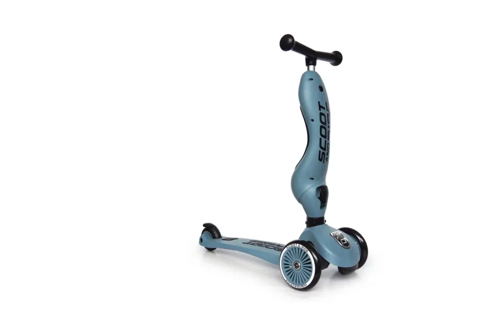 Scoot & Ride Highwaykick 1 2in1 Loopfiets, Scooter, Kleur: Staal