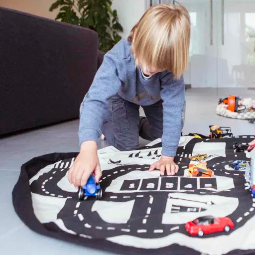 play & go speeltas print straatplattegrond