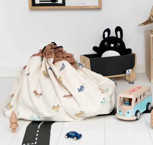 play & go speeltas print grote auto's