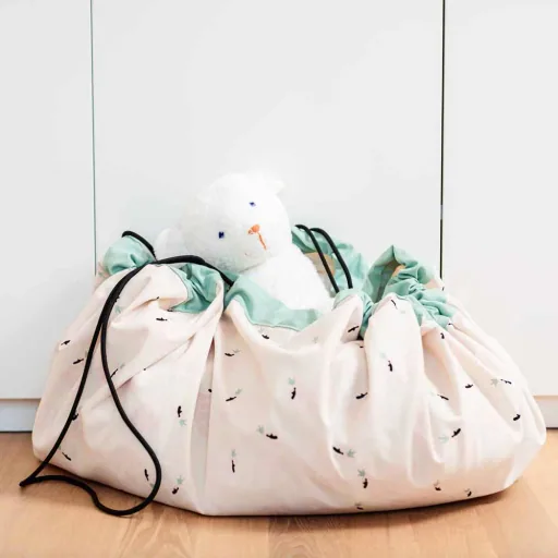 play & go speeltas print zwanen mint