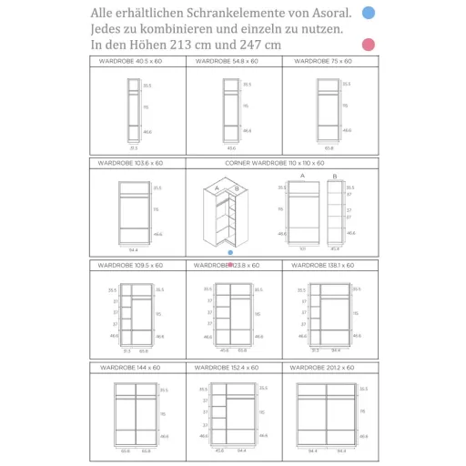 Muba Bespoke Lademodule voor kledingkasten