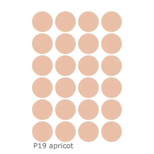 Lilipinso muursticker basics reuze stippen, Kleur: Koud grijs