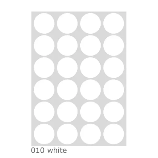 Lilipinso muursticker basics reuze stippen, Kleur: Koud grijs