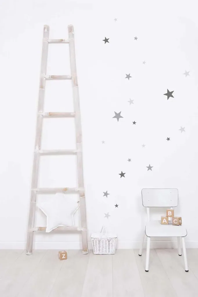 Lilipinso muursticker basics gemengde sterren, Kleur: Aqua Remix