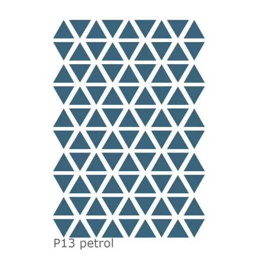 Lilipinso Muursticker Basics Driehoeken, Kleur: ananas