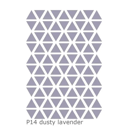 Lilipinso Muursticker Basics Driehoeken, Kleur: ananas